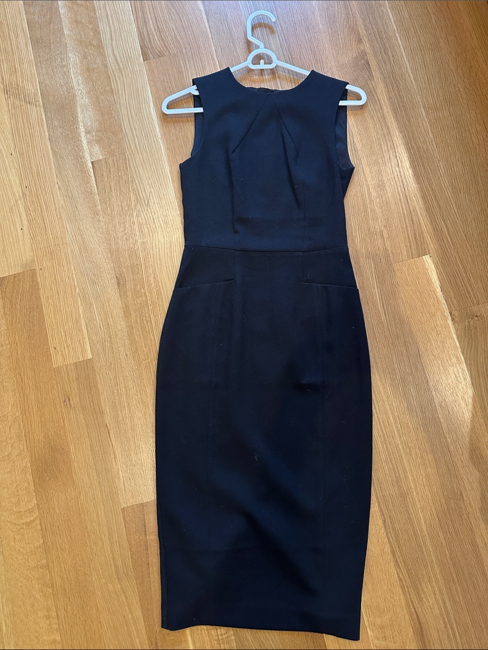 H&M Black Midi Sheath Dress